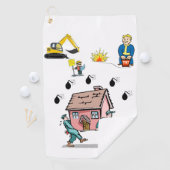 Construction des serviettes de golf (En situation)