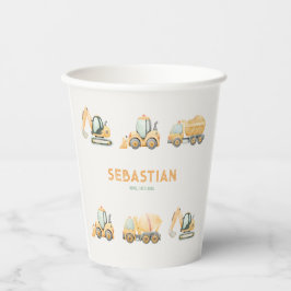 Construction Dump Truck Party Paper Cup Papieren Bekers