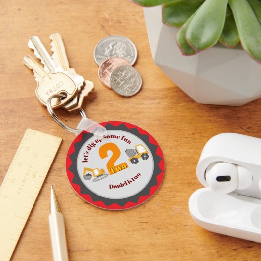 Construction Dump Truck Sleutelhanger (Bureau)