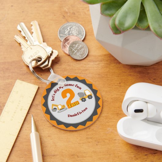 Construction Dump Truck Sleutelhanger (Bureau)