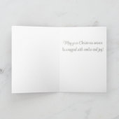 Construction d'une carte de Noël Snowman (Intérieur)