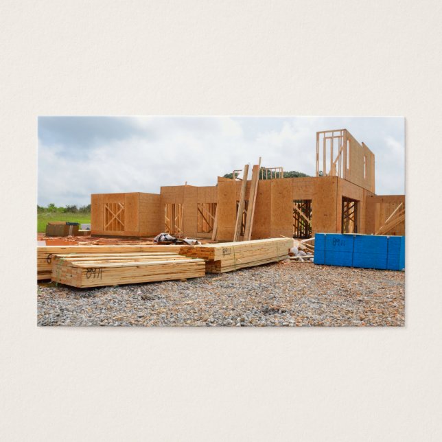 Construction d'une nouvelle maison (Devant)