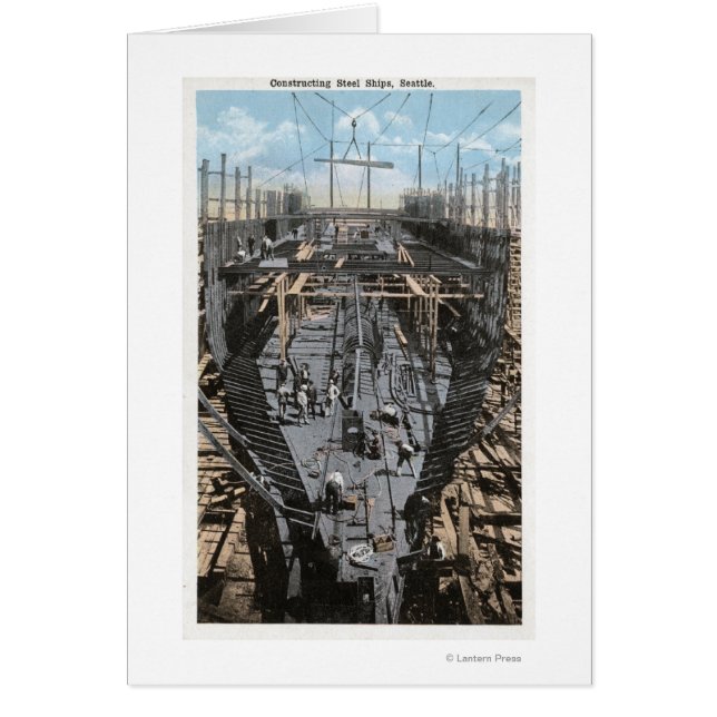 Construction d'une scène de navire en acier (Devant)