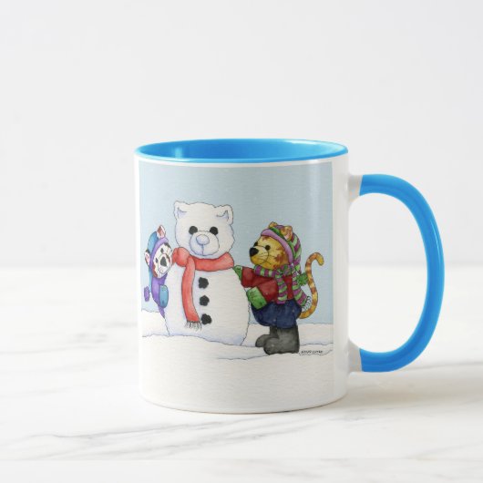 Construction d'une tasse de chat de neige (Droite)