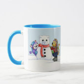 Construction d'une tasse de chat de neige (Gauche)