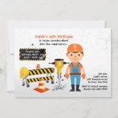 Construction en cours Invitation (Devant)