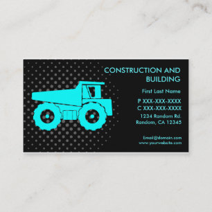 Construction et construction de cartes de visite p