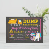 Construction et Invitation conjointe Unicorn Anniv (Debout devant)