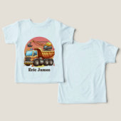 Construction garçons cool personnalisable  (Design Recto & Verso)