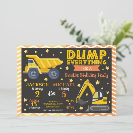 Construction Invitation Anniversaire Conjointe Frè (Debout devant)