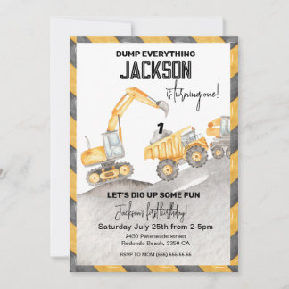 Construction Invitation Anniversaire, Sautez Tout!