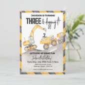 Construction Invitation d'anniversaire, 3e creusag (Debout devant)