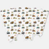 Construction machinery  bedankdoosjes (Ongevouwen)