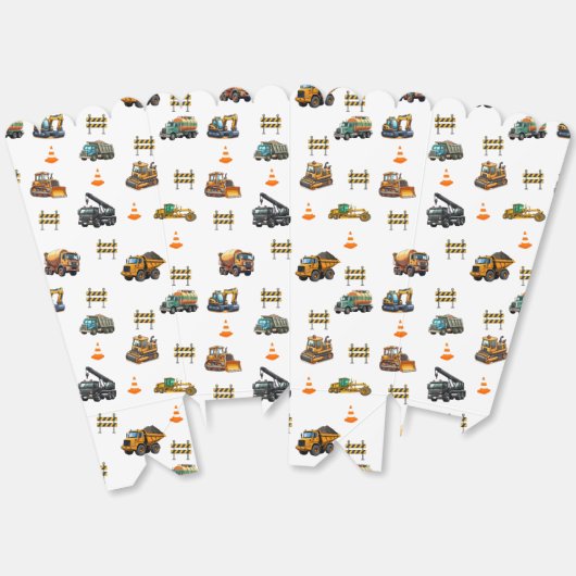 Construction machinery  bedankdoosjes (Ongevouwen)