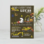 Construction main dessinée Invitation Anniversaire (Debout devant)