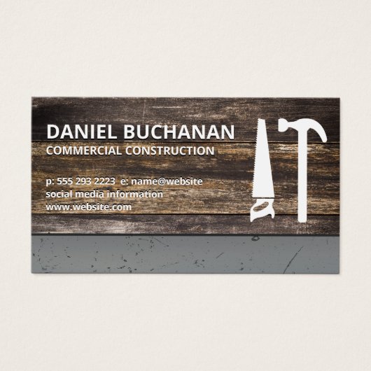 Construction | Métallique à écailles de bois (Devant)