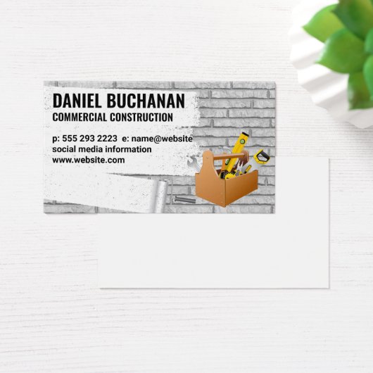 Construction | Mur en briques peintes | Boîte à ou (Bureau)