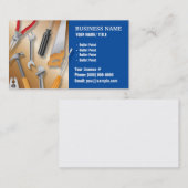 Construction ou carte de visite pratique d'homme (Devant / Derrière)