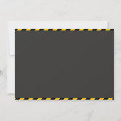 Construction Photo Birthday Invitation Turning 6 (Dos)