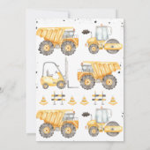 Construction rustique Carte de remerciements d'ann (Dos)