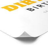 Construction sale 3ème anniversaire Affiche de bie (Coin)