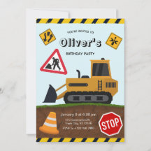 Construction Site Birthday Party