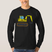 Construction site idea u2013 diggers love digging t-shirt (Voorkant)