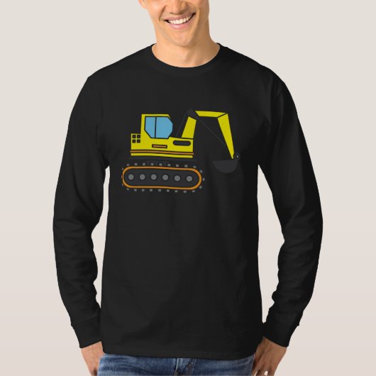 Construction site  idea u2013 diggers love digging t-shirt (Voorkant)