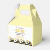 Construction Truck Birthday | Personalized Décor Bedankdoosjes (Voorkant Zijde)