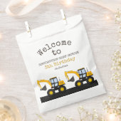 Construction Truck Birthday | Personalized Décor Bedankzakje (Geknipt)
