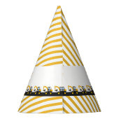 Construction Truck Birthday | Personalized Décor Feesthoedjes (Achterkant)