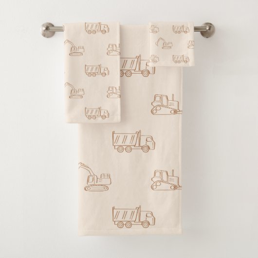 Construction Vehicles Builder Cute Boy Truck Beige (En situation)