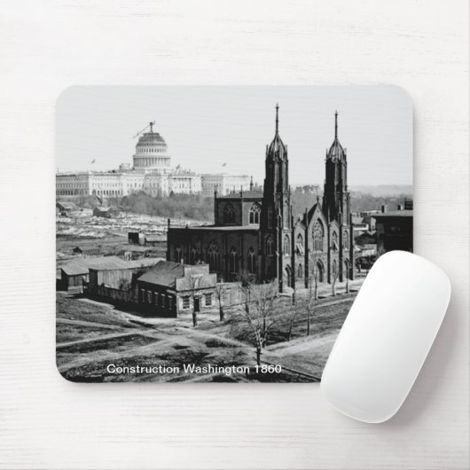 Construction Washington Mousepad Muismat (Met muis)