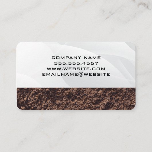 Construction Worker | Blueprints | Architect Visitekaartje (Achterkant)