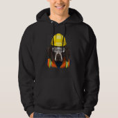 Construction Worker German Shorthaired Pointer Lab Hoodie (Voorkant)