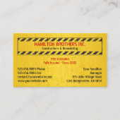 Constructions Handyman Carte de visite (Devant)