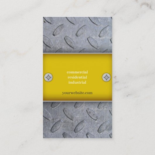 Constructions Handyman Carte de visite (Dos)