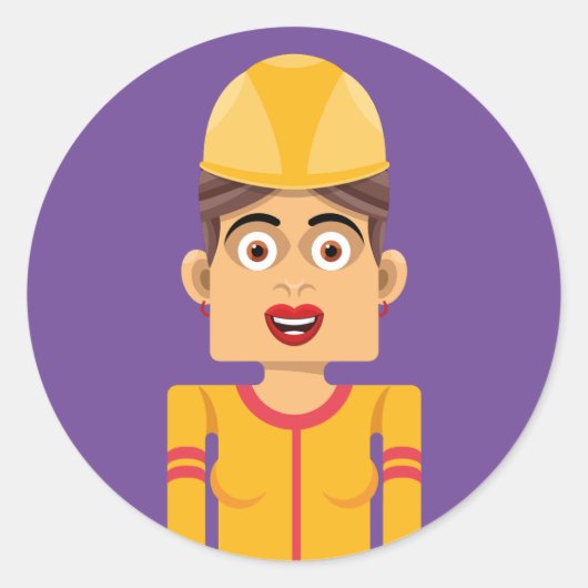 Constructora Ronde Sticker (Voorkant)