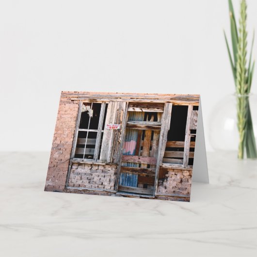 Construira pour adapter, carte vierge de note (Devant)