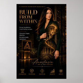 Construire de l'intérieur – Affiche de motivation