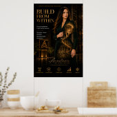 Construire de l'intérieur – Affiche de motivation (Cuisine)
