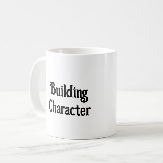 Construire la Mug de caractères (Devant gauche)