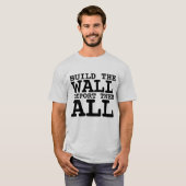 CONSTRUIRE LE MUR, DÉPORTER TOUS, T-SHIRTS TRUMP (Devant entier)