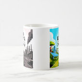 Construire l'Utopie, Pas la Dystopie Mug Message S (Centre)