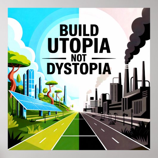 Construire l'utopie, pas la dystopie - Poster Sola (Devant)