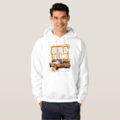 Construire ses rêves – Pullover à capuche détermin (Devant entier)