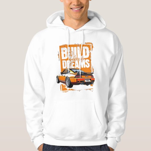 Construire ses rêves – Pullover à capuche détermin (Devant)