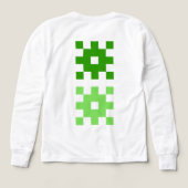 Construire un niveau 8 de pixel vert pour l'annive (Motif verso)