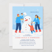 Construire une invitation de Snowman (Devant)