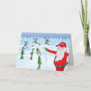 "Construisez Ce Mur..." Une carte de Noël trompée